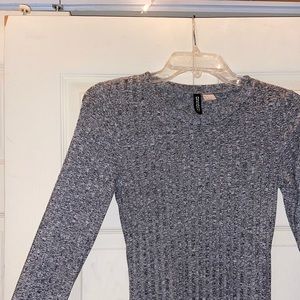 Gray H&M bodycon dress